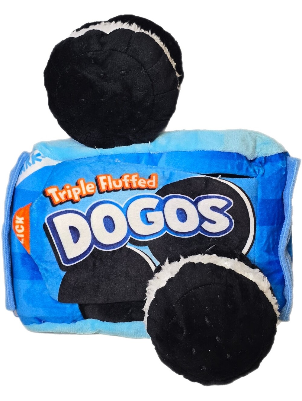 Bark Box “ Dogo Dunkers ” 3 Piece Dog Toy Oreo Package & 2 Cookies NWOT